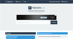 Desktop Screenshot of fbdown.net