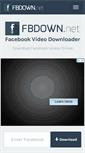 Mobile Screenshot of fbdown.net