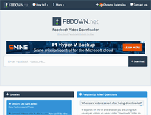 Tablet Screenshot of fbdown.net